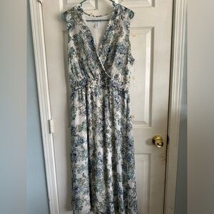 Sleeveless Floral Dress